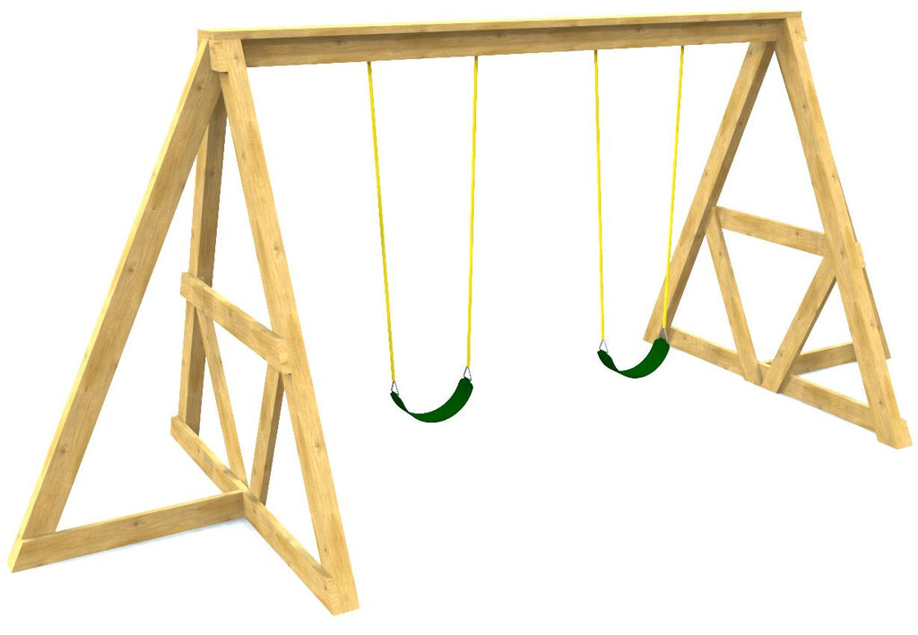 How To Add a Swing Set to Your Playhouse
