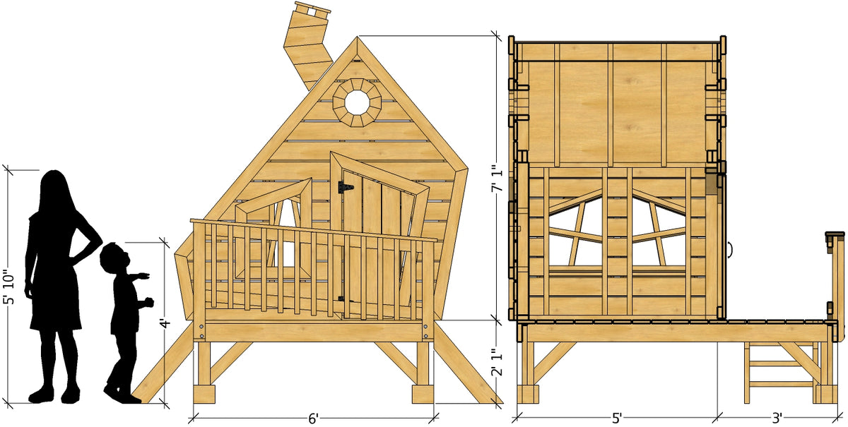 Pallet Furniture Pallet Playhouse Plans Free Pallet Raised Cubby