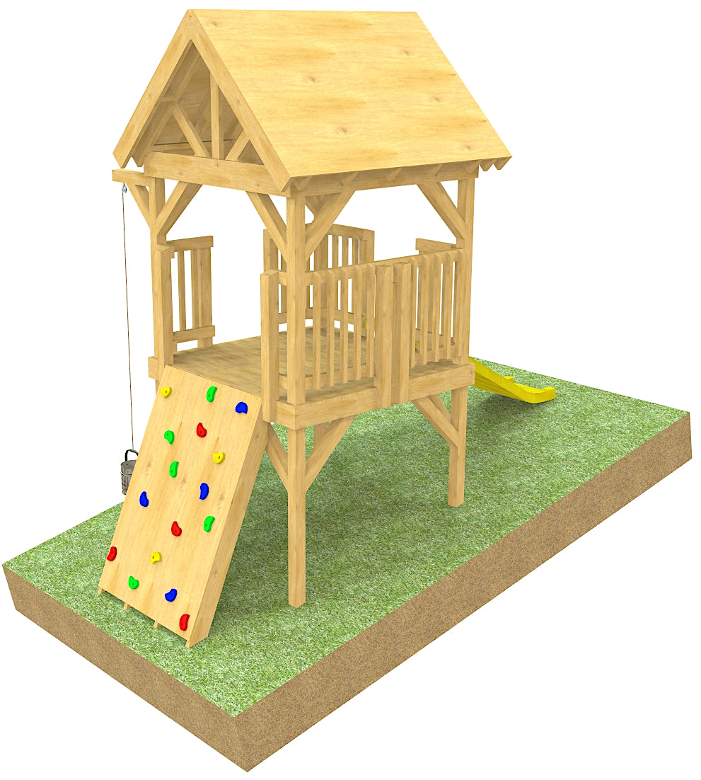 9 Ways to Build a Platform on a Hill - Paul's Playhouses