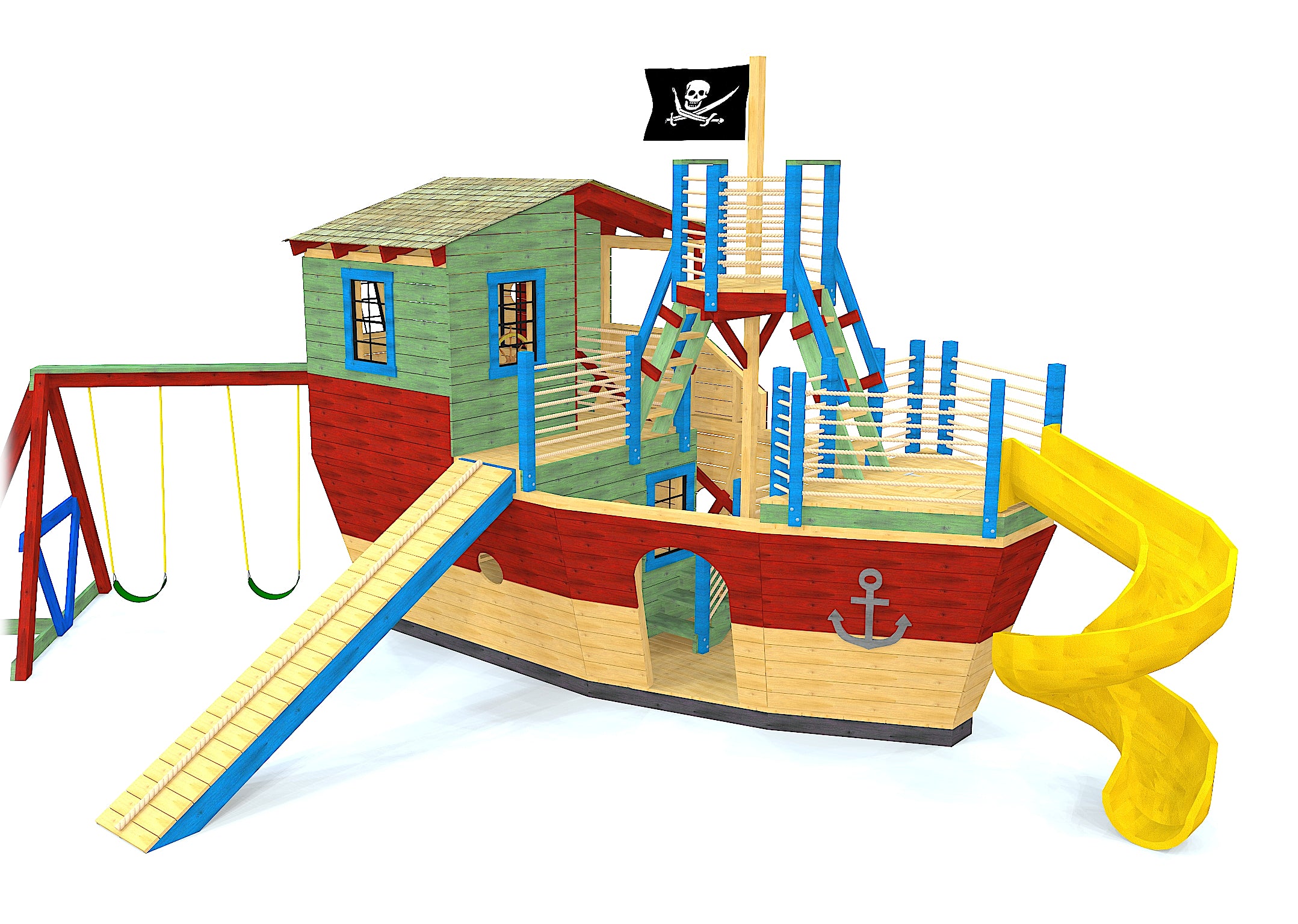 6 Cool Pirate Ship Plans From Around the Net Paul s Playhouses