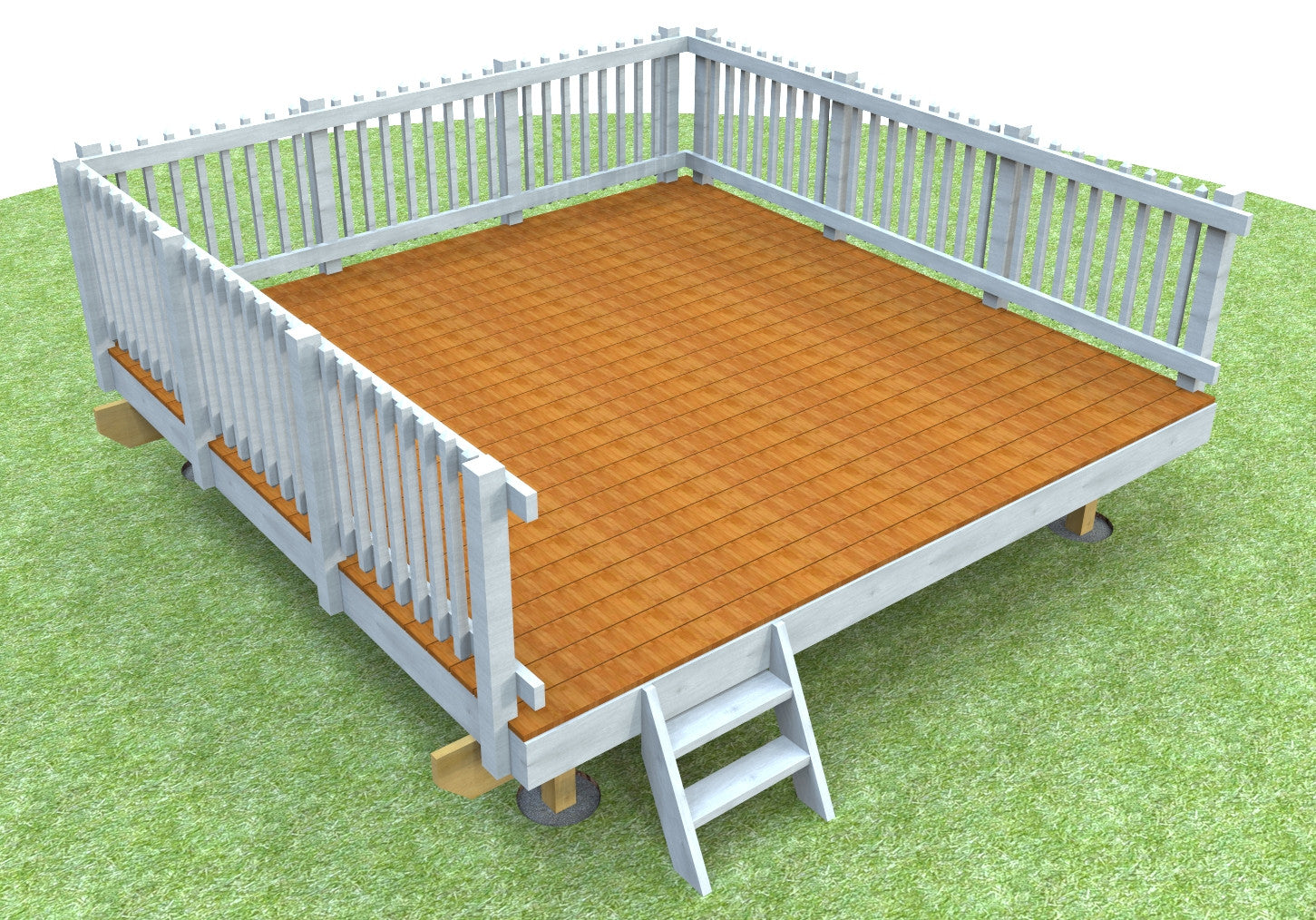 How to Build a 12x12 Island Deck - Paul’s Playhouses