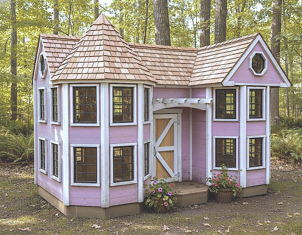 Abigail's Getaway Playhouse Plan | 7x14ft Kid's Mansion Project