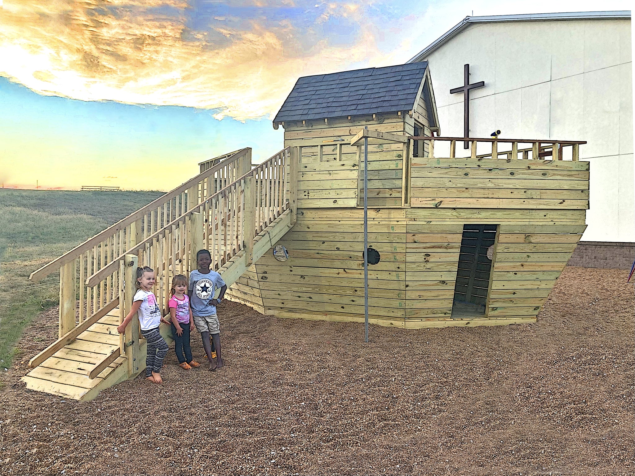 Noah's Ark Playground Plan | 11x24ft Outdoor Playset Project