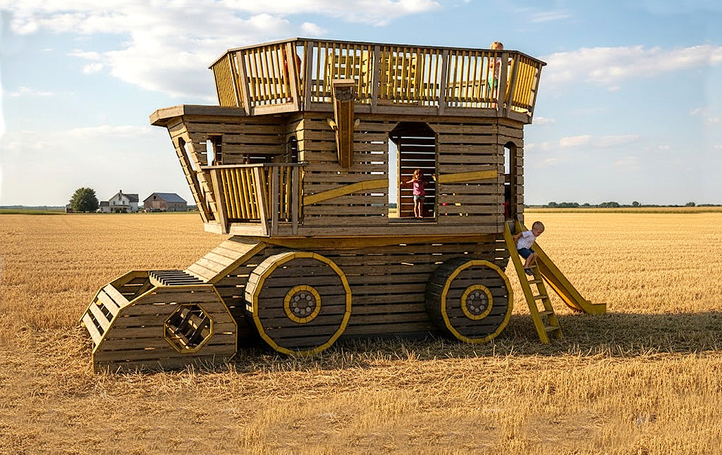 Combine Harvester Playset Plan | DIY Farm-Themed Fun for Kids - Paul's ...