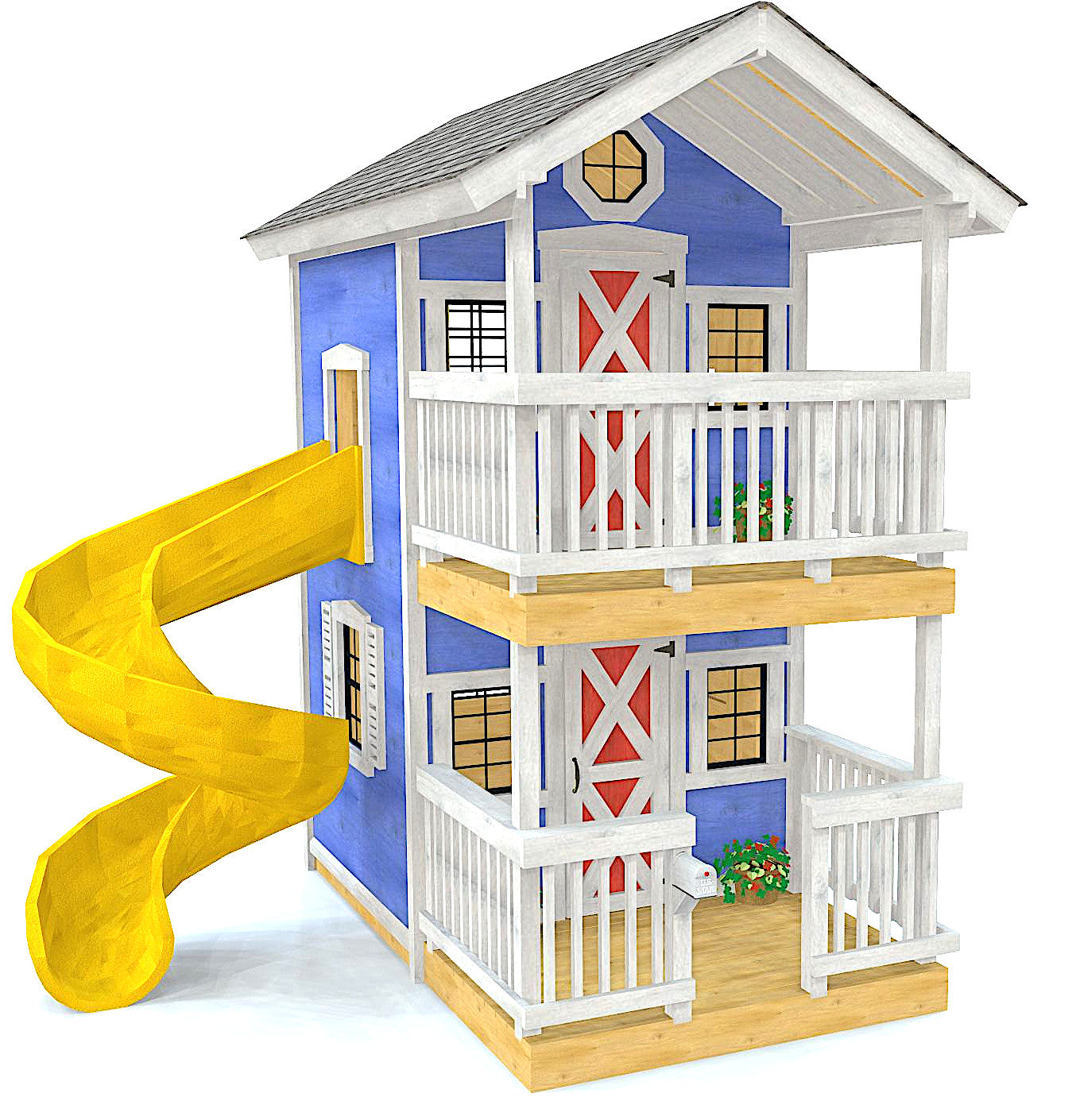Dandy Duplex Playhouse Plan