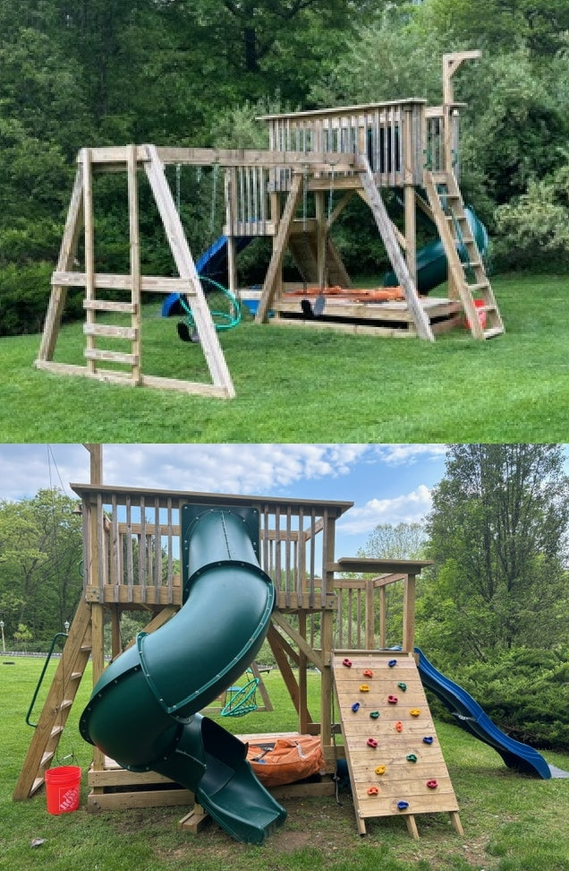 Backyard Playsets Best Outdoor Wooden Playsets 6' Outback Combo