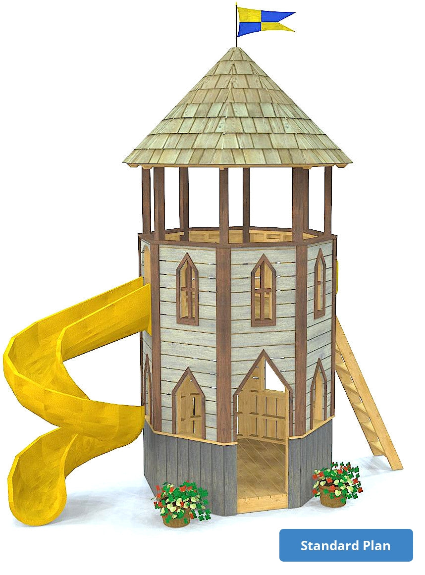 Rapunzel's Tower Playset Plan・2-Sizes