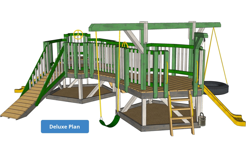 Playground Build DIY Playground Plans | 15 Outdoor Swing Set Projects for Kids - Paul's ...