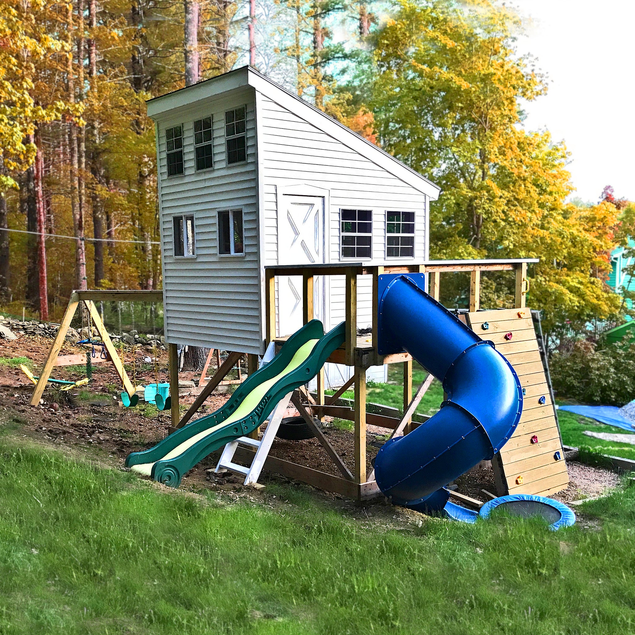 Playground Free Cubby House Plans Pdf Secret Clubhouse Plan
