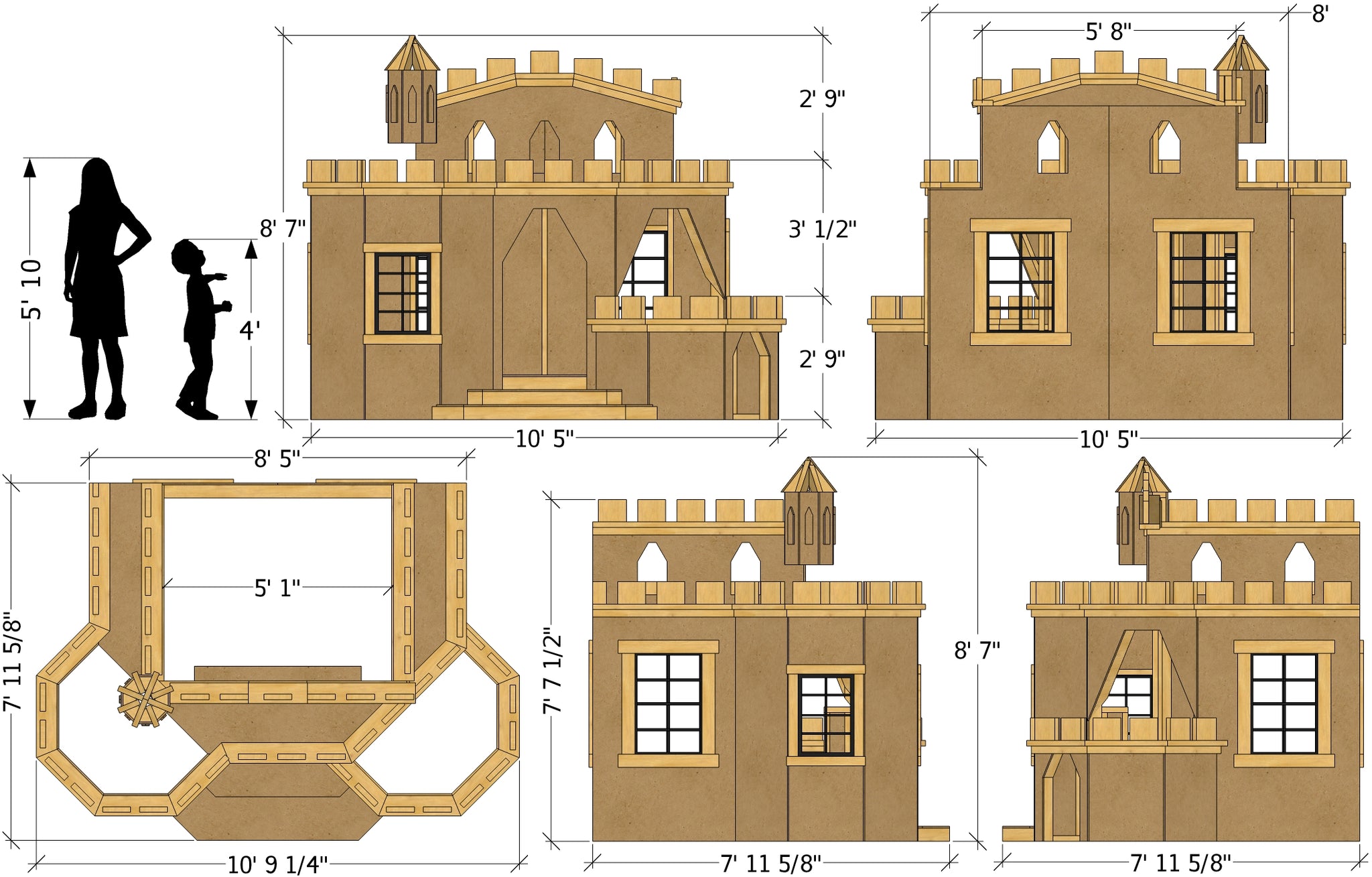 Indoor princess castle online