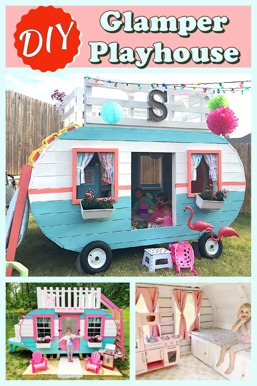 evenflo happy camper pack and play Happy Camper Playset Plan | Glamper Camper Playhouse for Kids