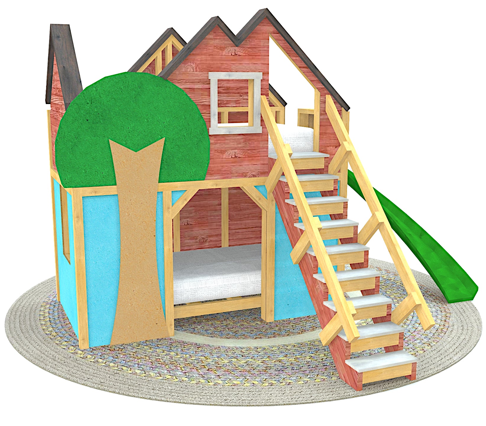 How to Build a Treehouse Bunk Bed With Slide: Ultimate DIY Guide