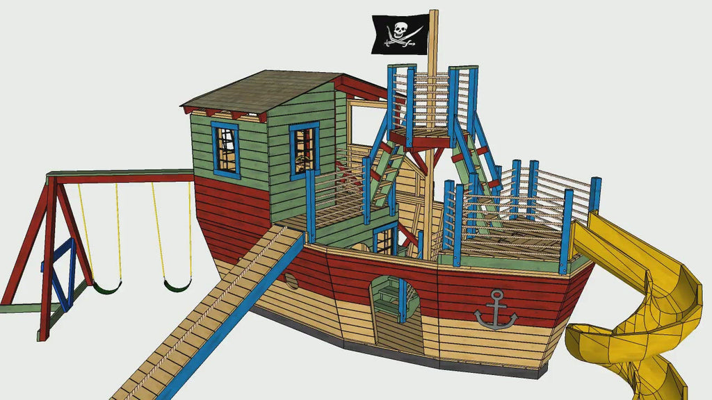 Davy Jones' Locker Pirateship plan walkthrough