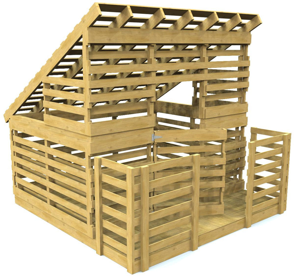 shed pallet playhouse plan