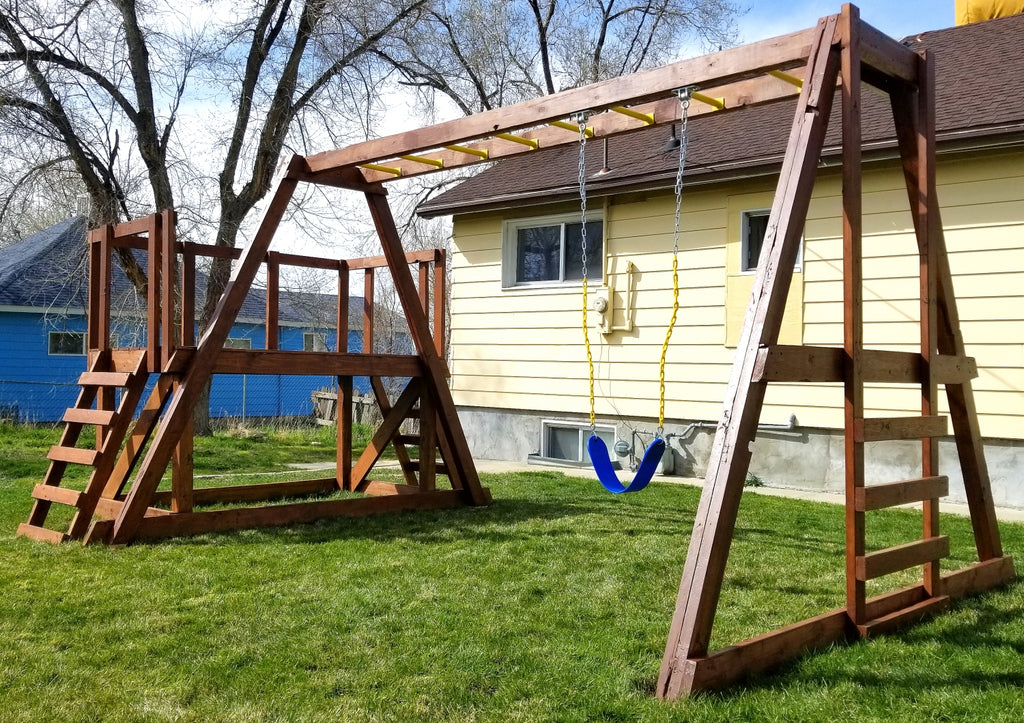 Free backyard swingset plan for kids
